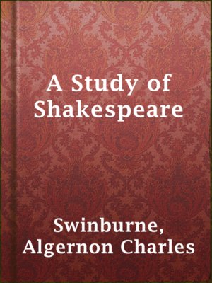 cover image of A Study of Shakespeare